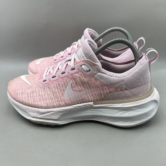 Nike ZoomX Invincible Flyknit 3 Shoes Womens Size 8.5 Pink Running Low Sneakers - Picture 3 of 10